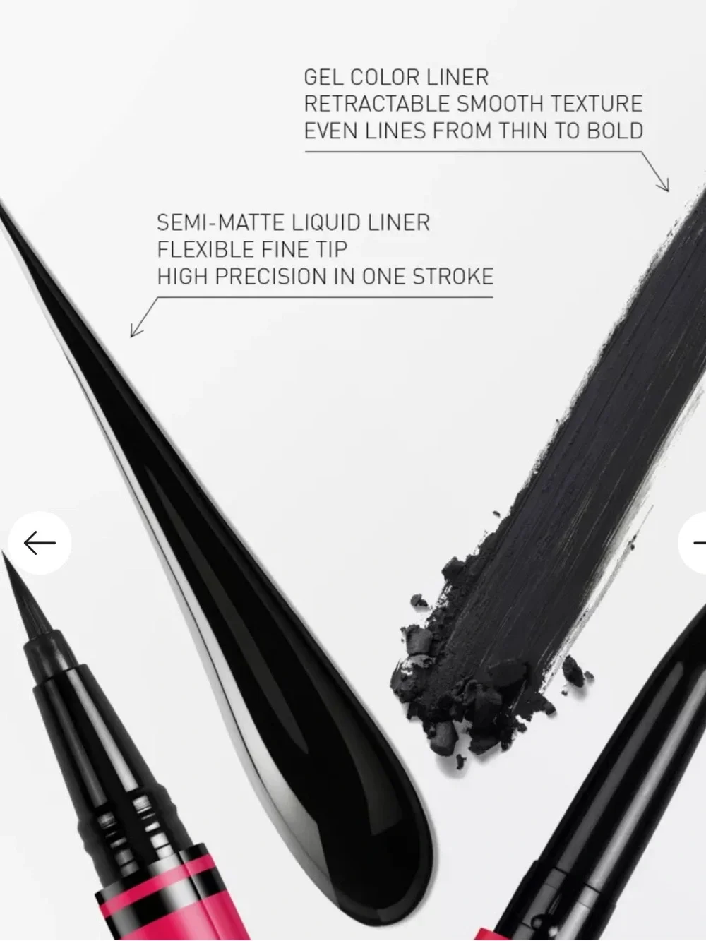 Valentino Dual-Ended Liquid Twin Eyeliner Pen Red